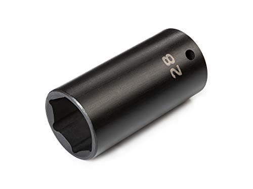 Image of TEKTON 1/2 Inch Drive x 28 mm Deep 6-Point Impact Socket | SID23128