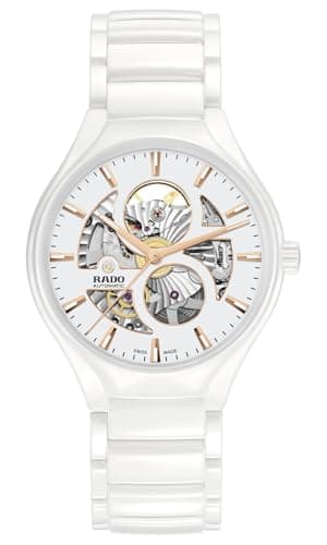 Image of Rado -New True-Unisex-Swiss Automatic Watch-High-Tech Ceramic-Sapphire Crystal -40mm, White