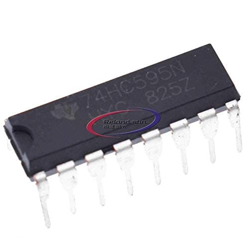 Image of 10PCS IC 74HC595 74595 SN74HC595N 8-Bit Shift Register DIP-16
