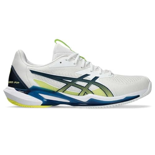 Image of ASICS 1041A437-102 Solution Speed FF 3 Clay Men White/MAKO Blue UK 6