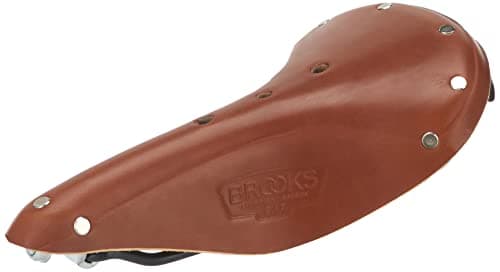 Image of Brooks Saddles B17 Narrow Bike Saddle, Honey/Black Steel