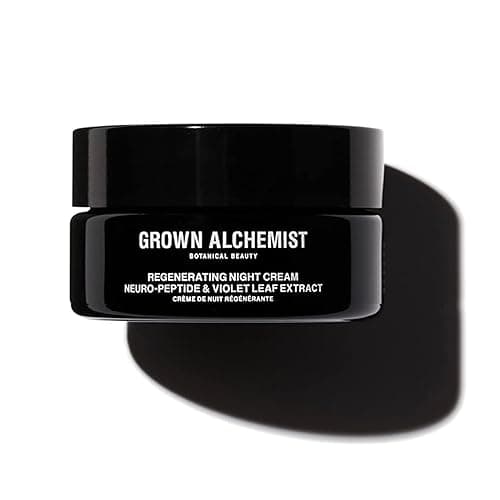 Image of Grown Alchemist Night Cream, Regenerating Overnight Anti Wrinkle, Anti Aging Face Cream - Vegan Peptides, Collagen Cream, Vitamin Rich for Tightening and Firming, Hydrating Hyaluronic Acid 40 ml