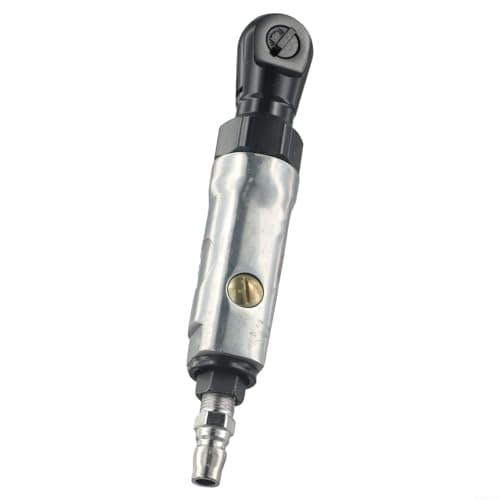 Image of TONIXY 1-Piece Air Ratchet Wrench, Pneumatic Torque Spanner, 3/8 1/4 Inch Drive, Alloy Metal, 20N.M, 265Rpm, Silver, For Auto And Industrial Repair(A)