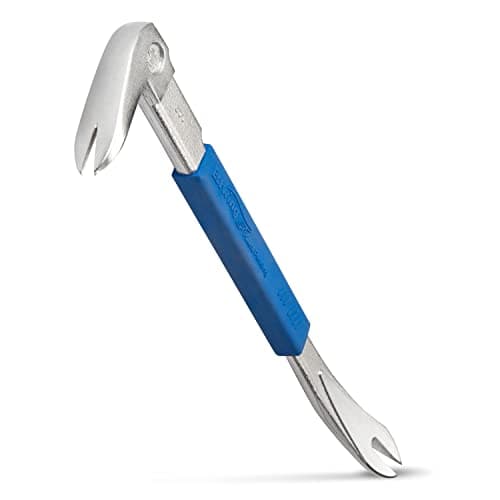 Image of ESTWING Pro Claw Nail Puller - 12.5" Pry Bar with Forged Steel Construction & No-Slip Cushion Grip - PC300G