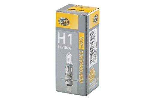 Image of HELLA 8GH 223 498-211 Bulb - H1 - Performance up to 60% - 12V - 55W - Socket Type: P14,5s - Box - Quantity: 1