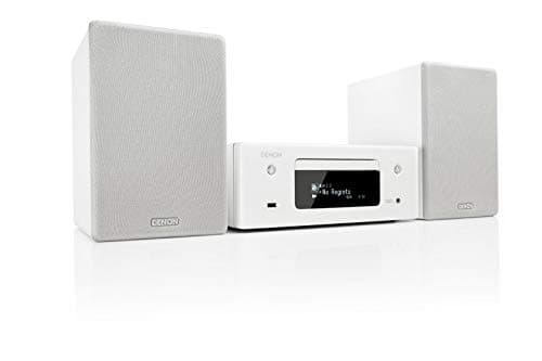 Image of Denon Ceol N10 Wireless and CD Hi-Fi System - White
