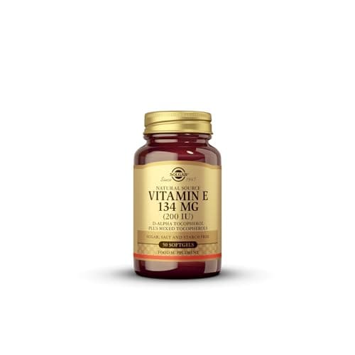 Image of Solgar Vitamin E - Natural Source - 134 mg (200 IU) - Antioxidant - Immune System - d-Alpha Tocopherol - 50 Softgels