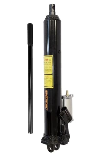 Image of 8Ton 490mm Stroke Air Hydraulic Pump Long Ram Jack Engine Lift Hoist - LRJ8A