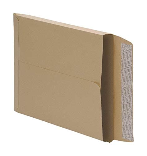 Image of 3XOffice Envelopes Peel and Seal Gusset 25mm 115gsm Manilla C4 [Pack 125]