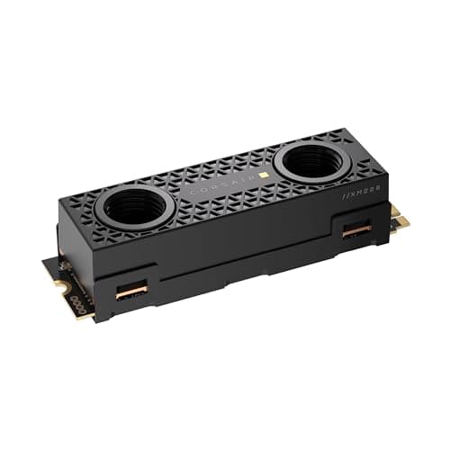 Image of Corsair MP700 PRO Hydro X Series 2TB M.2 PCIe Gen5 x4 NVMe 2.0 SSD – M.2 2280 – Up to 12,400MB/sec Sequential Read – High-Density TLC NAND – Pre-installed Water Block – Black