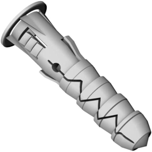 Image of Wall Plugs M10 x 50mm (Pack of: 10) Universal Plug Expansion Heavy Duty Multi Purpose Masonry Fixings DIYUK