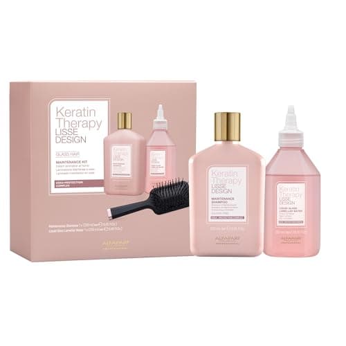 Image of Keratin Therapy Lisse Design Glass Hair Maintenance Set