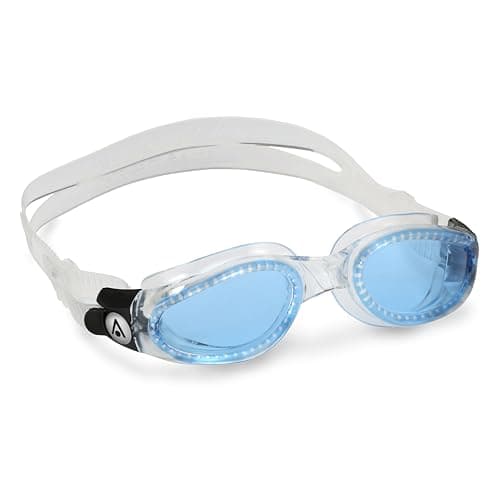 Image of Aquasphere Kaiman, Swimming goggles for adults with UV protection, silicone seal, 180° vision, anti-fog and anti-leak lenses for men and women