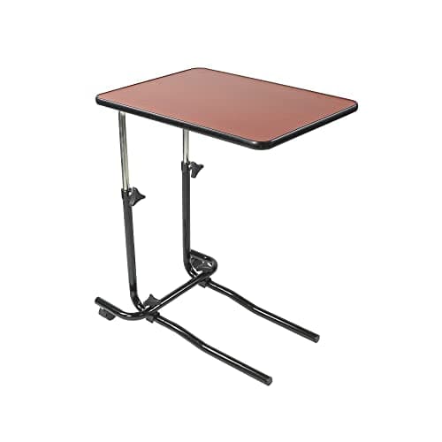 Image of NRS Healthcare M01278 Overbed And Chair Table - Divan Style, Tilting And Adjustable