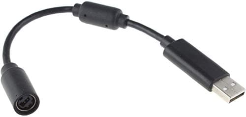 Image of baolongking USB Breakaway Cable for Xbox Replacement Dongle Breakable Cord Compatible with Xbox One and Xbox 360 (black)