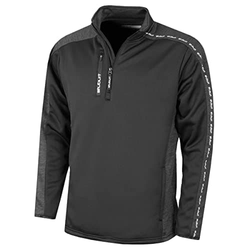 Image of Stuburt Golf Mens Radar Fleece Sweater - Onyx Marl - M
