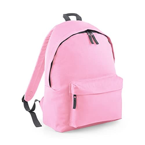 Image of BagBase BG125 Original Fashion Backpack - Classic Pink/Graphite Grey