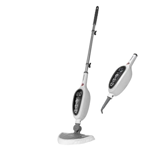 Image of Daewoo 12 In 1 Steam Mop, Handheld, Easy-To-Use Swivel Head, Kills Bacteria, Corded, Overheat Protection, 1300W, Filled With Attachments For Multi-Purpose Use Around Your Home, Clothes And Car