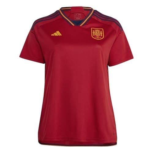 Image of adidas Womens Spain Home Shirt 2022 Red 6XL