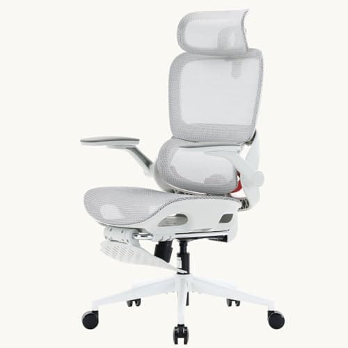 Image of SIHOO B100 Pro Ergonomic Mesh Office Chair, Adjustable Computer Chair with 4D Dynamic Lumbar Support, 3D Extra Wide Headrest, Desk Chair with 4D Flip-Up Armrests, 90-135° Tilt Lock and Footrest