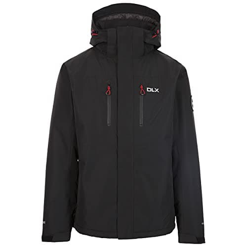 Image of DLX Mens Waterproof Jacket Padded Zip Off Hood Oswarm