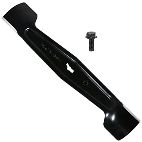 Image of SPARES2GO 37cm Metal Blade for Qualcast Lawnmower + Bolt