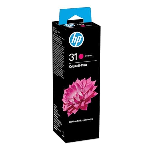 Image of HP Original 31 - 70ml Ink Bottle, Magenta, Single Pack, 8000 Print Pages or Up To 3 Years of yield for HP Smart Tank Printers