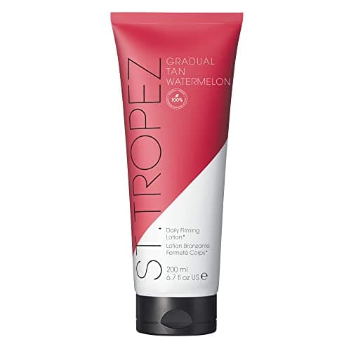 Image of St.Tropez Gradual Tan Watermelon, Daily Firming Lotion, Hydrating Self Tan Moisturiser, 5 Skincare Benefits, Vegan, Natural & Cruelty Free, 200 ml