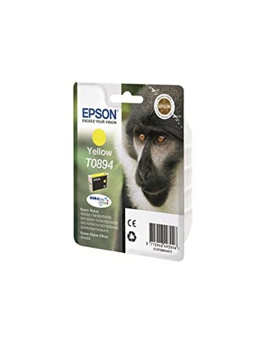 Image of Epson T0894 Monkey Genuine Yellow Ink Cartridge DuraBrite Ultra