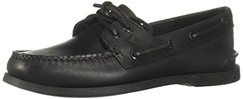 Image of Sperry Men's Authentic Original 2-Eye Boat Shoes, Black, 8.5 UK