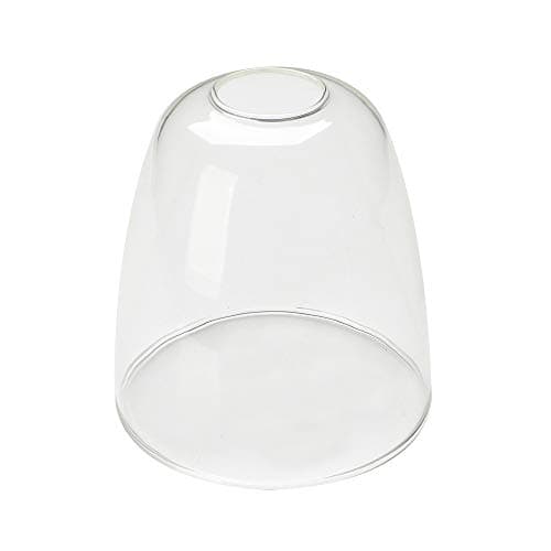 Image of Yosoan Industrial Transparent Glass Shade Replacement Lampshade for Loft Bar DIY Ceiling Pendant Light Wall Light (Bell Shade (Flat Mouth))