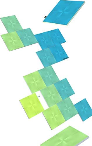 Image of Nanoleaf Canvas Starter Kit, 17 Light Squares, Smart LED RGBW Wall Lights - Modular Wi-Fi Colour Changing Mood Light Panels, Works with Alexa Google Assistant Apple Homekit, for Room Decor & Gaming