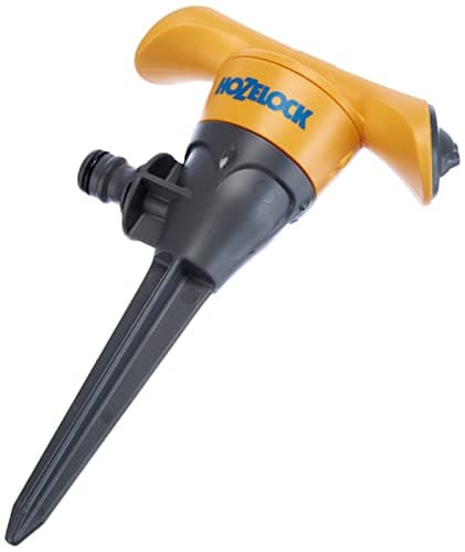 Image of HOZELOCK - Sprinkler Rotating 177 m² : Spike-mounted Spray Sprinkler for Medium-sized Surfaces (ø 15m), Ideal for Lawns and Established Plants, 8 Jets: 2 Spray Patterns [2510P0000]