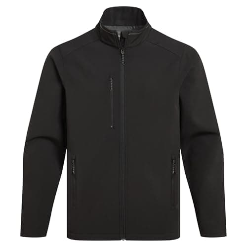 Image of Craghoppers Mens Softshell Expert Kiwi Soft Shell Jacket, Black, 3XL Plus EU