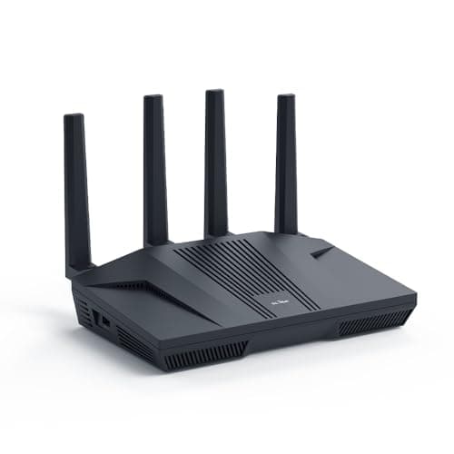 Image of GL.iNet GL-MT6000(Flint 2) WiFi 6 Router, High-Speed 5GHz Gaming WiFi Router for Wireless Internet, Long range, 2 x 2.5G VPN Routers for Fibre Optic Modem, Computer Routers, Home Streaming & Business