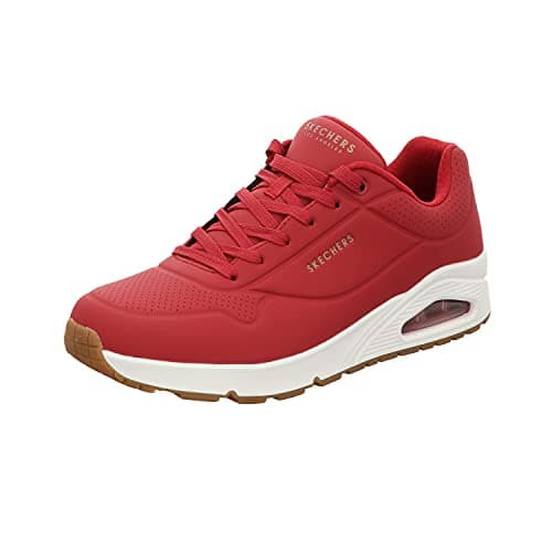 Image of Skechers Men's Uno Stand on Air Sneaker, Dark Red, 8 UK