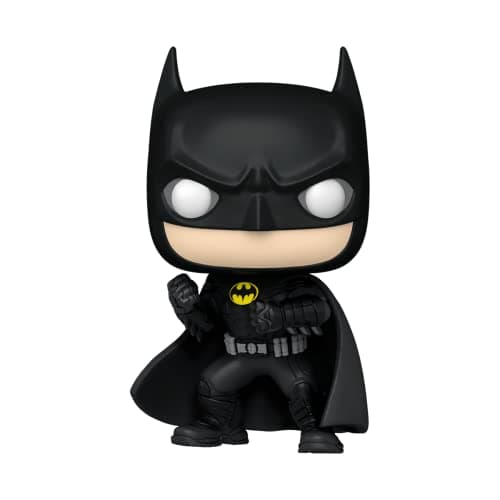 Image of Funko POP! Movies: DC - the Flash - Batman - (Keaton) - DC Comics - Collectable Vinyl Figure - Gift Idea - Official Merchandise - Toys for Kids & Adults - Comic Books Fans