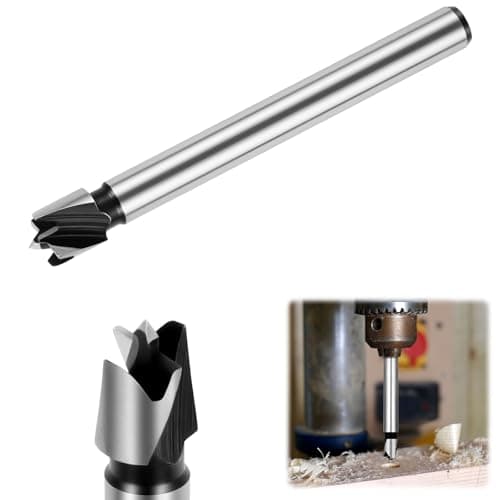Image of Flintronic 10mm Forstner Drill Bit, Carbide Steel Boring Hole Saw, Tipped Forstner Bit Hole Cutter, forstner Drill Cutter Tool for Hard Wood, Cork, Splint, Plywood, Particle Board