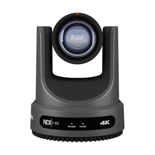 Image of PTZOptics Move 4K 12X Optical Zoom Camera - Grey (Grey)