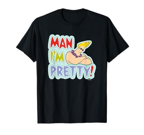 Image of Johnny Bravo Man I'm Pretty! T-Shirt