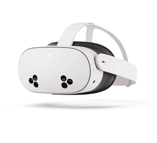 Image of Meta Quest -2 256GB Virtual Reality Headset, Touch Controllers, 1832 x 1920 to 90Hz with LCD Display, Mytrix Case, Link Cable (3m), Black Anti Slip Coating
