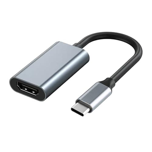 Image of ASIRYVA 1 Pcs USB C to HDMI Adapter 4K@30Hz Output Cable, Type-C to HDMI, Compatible with MacBook, iPhone 16/15, iPad, Samsung Galaxy, Dell & More