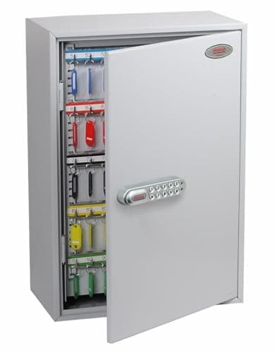Image of Phoenix Safe Company – KC0605E Commercial Key Cabinet - 300 Hooks | Electronic Lock | Key Holder Wall Mounted Power Coated Paint | 14kg