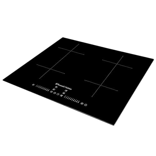 Image of Russell Hobbs, Black, 60cm Induction Hob with Dual Flex Bridge, Multi-Slider Touch Control, 99 Minute Timer, 9-Stage Power Settings, Boost function, Pan Sensor