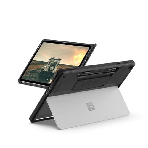 Image of URBAN ARMOR GEAR UAG Designed for Microsoft Surface Pro 1st Edition 12" Case - Rugged Protective Cover with Built-in Handstrap & Pen Holder Military Grade Drop Proof, Scout Black