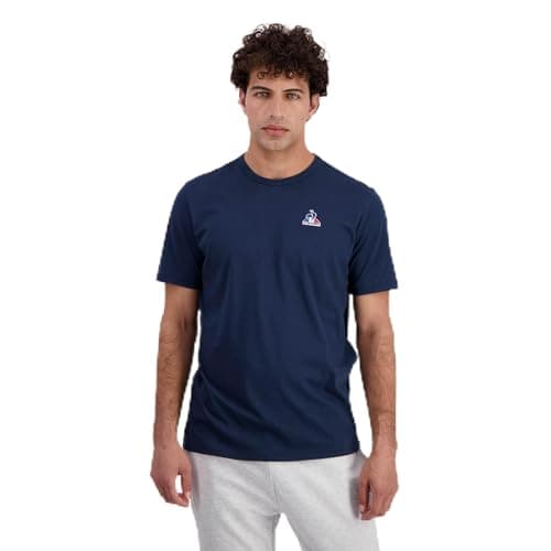 Image of Le Coq Sportif Men's ESS Tee Ss N°1 M T-Shirt, Blue, S, Blue, S