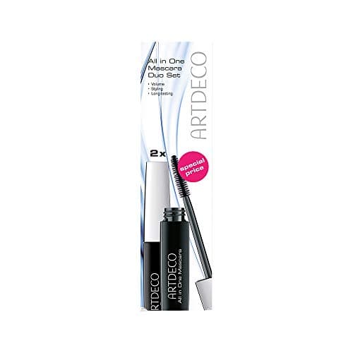 Image of ARTDECO All In One Mascara Duo Pack - Black Long-Lasting Mascara - For Volume, Length and Curl of Eyelashes - 2 x 10ml