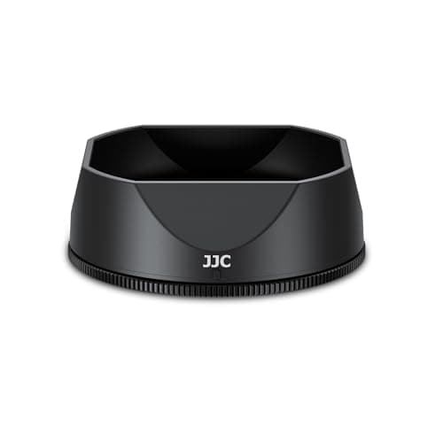 Image of JJC Lens Hood for X-E5 with Magnetic Adapter Ring Compatible with Fujifilm XF 23mm F2.8 R WR, XF 27mm F2.8 R WR, XF27mm F/2.8 Lens, Fits Ф39mm Filter & Lens Cap, Replace LH-XF27 Sun Shade (Black)