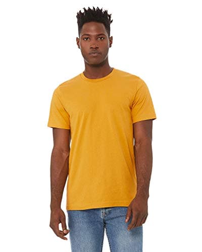 Image of Canvas Unisex Crew Neck T Mustard