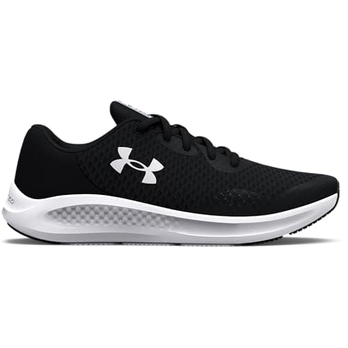 Image of Under Armour BGS Charged Pursuit 3 Running Shoes Junior Boys Black/White 5.5 (38.5)